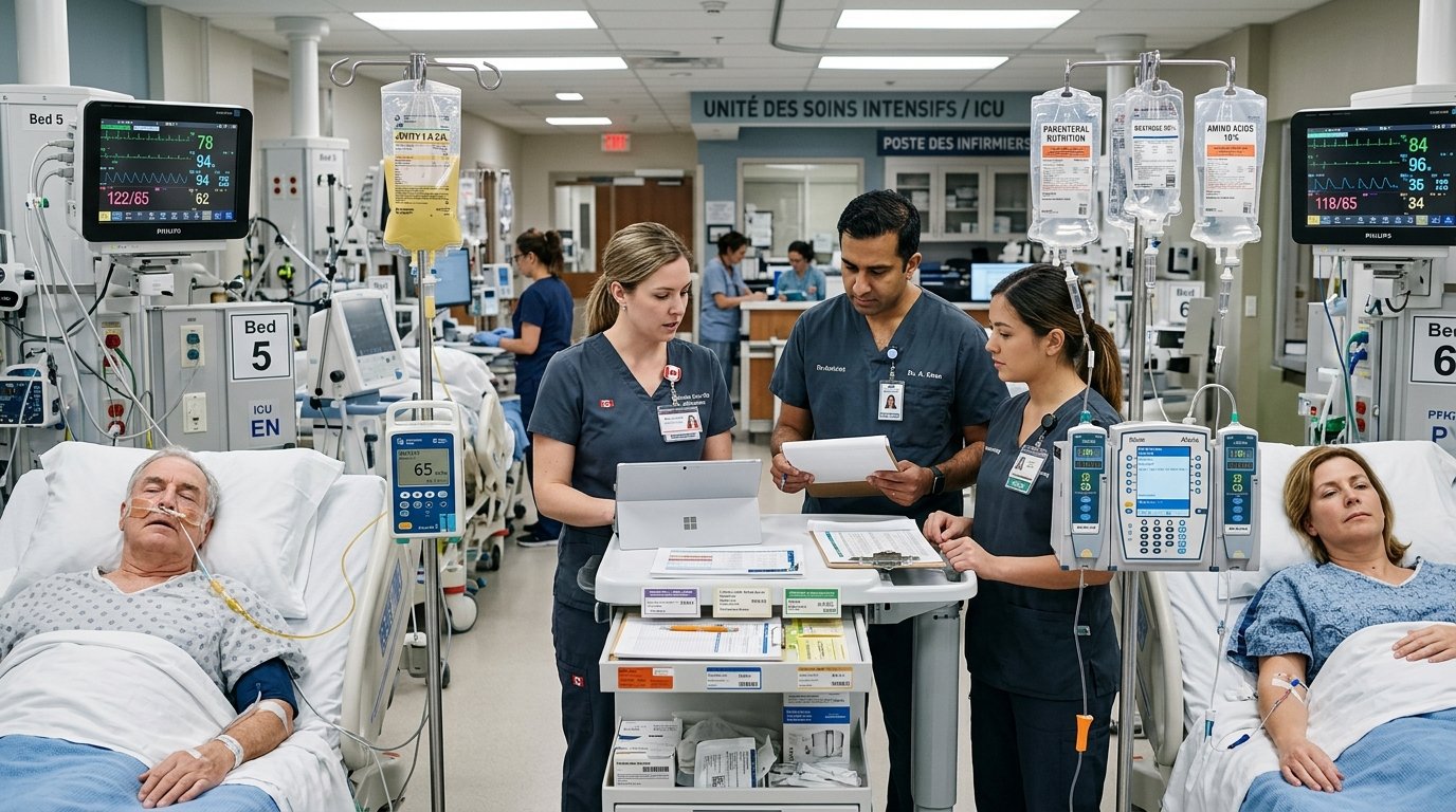 ICU nutrition support teamwork