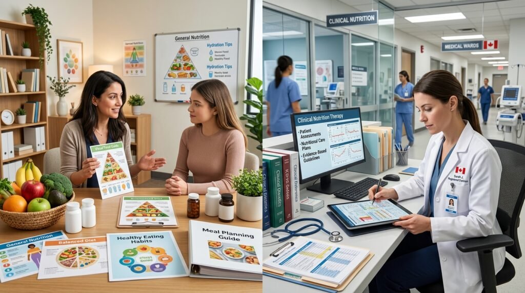 nutritionist vs dietitian comparison